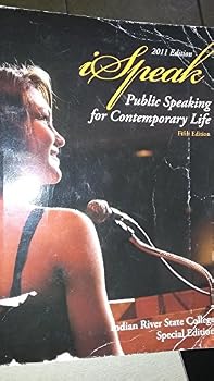 Paperback I Speak Publick Speaking for Contemporary Life Indian River State College Special Edition Book