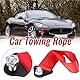 Benaton 2 Stück Abschleppseil für Rennwagen, Nylon Anhänger Abschleppseile, Stoßstangen Abschleppseile Abschleppschlaufe, Tow Strap Hook Tau Motorsport Rally Racing, Tragen 2 Tonnen Gewicht(Rot)