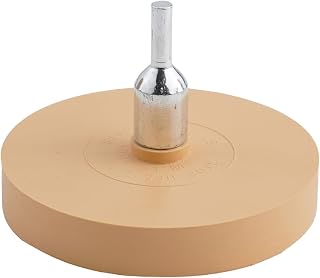 Rubber Eraser Caramel Wheel 88Mm With Drill Attachment For Vinyl Decal Removal Tool - Molding Striping Trim Remover