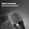 TAKSTAR Handheld Singing Microphone, Vocal Super-Cardioid Dynamic Mic with Steel Mesh Grille, Anti-Vibration Capsule Head, Karaoke Microphone for Studio, Singings, Karaoke, PA System, Stage - TA60