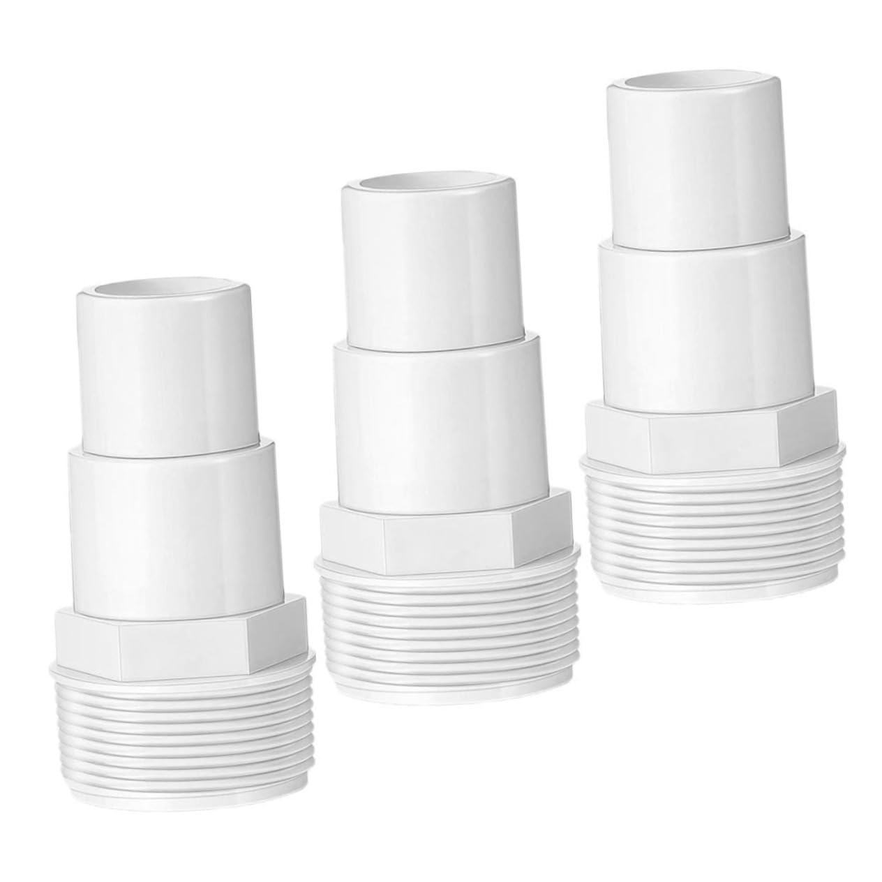 HANABASS 12pièces Adaptateur Plastique pour Pompe De Piscine Connecteurs pour Remplacement De Filtre Raccords Étanches Et Installation Facile