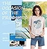 Graphic Tees Summer Women Men Cotton Novelty Overs... #5