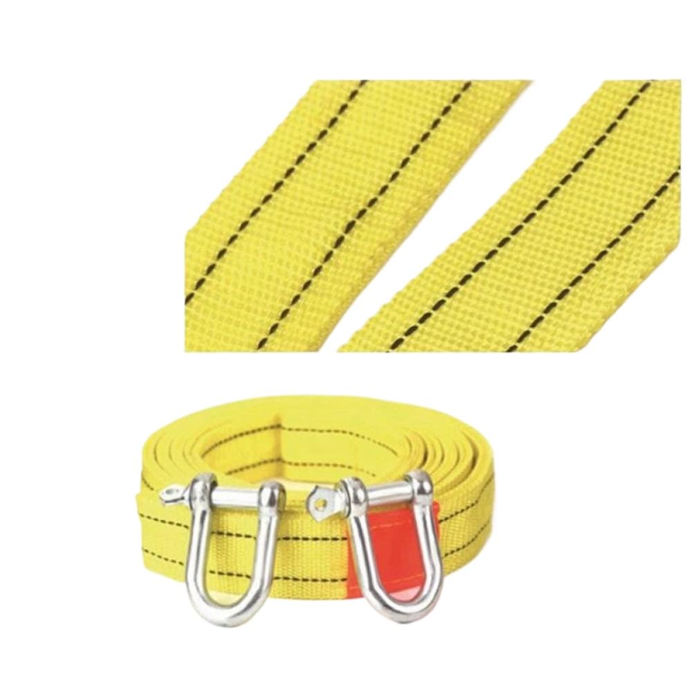 Corde de Treuil pour Voiture 5M avec Crochet en U Compatible with 4X