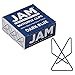 JAM Paper Butterfly Paper Clips - Dark Blue Paperclips - 15/pack