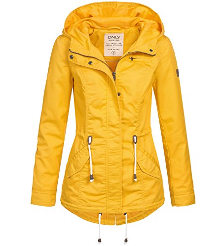 ONLY Damen Parka New Lorca 15144774 Yolk Yellow XS