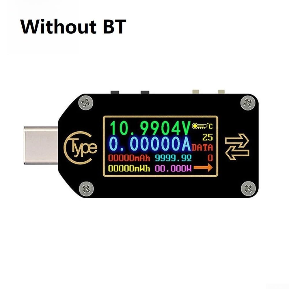 TC66 USB Tester PD Protocolo Analizador Medidor de corriente de voltaje para carga rápida para qc3.0 AFC FCP Teléfono para batería Banco de energía Herramienta (con BT)