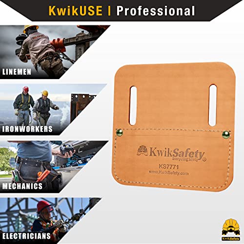 KwikSafety - Charlotte, NC - TIKO Tie Wire Reel Pad | Lightweight Leather Tie-Wire Hip Pad for Minimizing Hip Fatigue Ironwork by KwikSafety - Used condition - Image 5