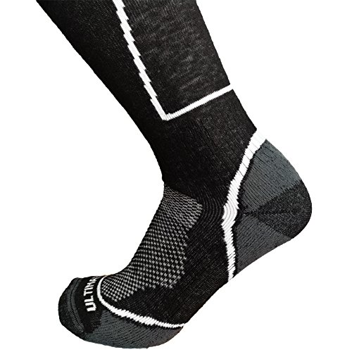Merino Wool 70% Ski Socks for Women - Girls Ski Snowboard Socks with Support Cushioning Stretch Warmth - Midweight2