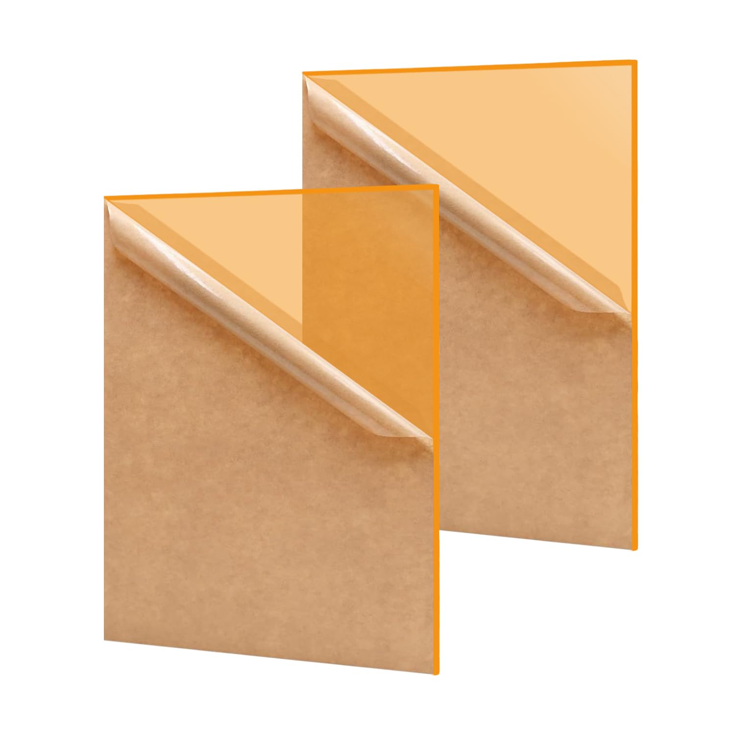 Red Acrylic Sheets - 2 Pack for Laser Cutting & Crafts -23
