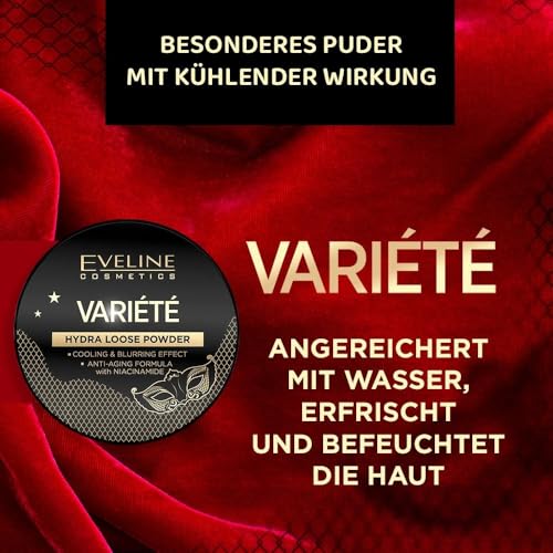 Loser Puder von Eveline Cosmetics mit kühlender Formel und Anti-Aging-Komplex