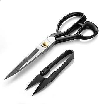 Professional Heavy Duty Tailor Scissors and Thread Snips Set