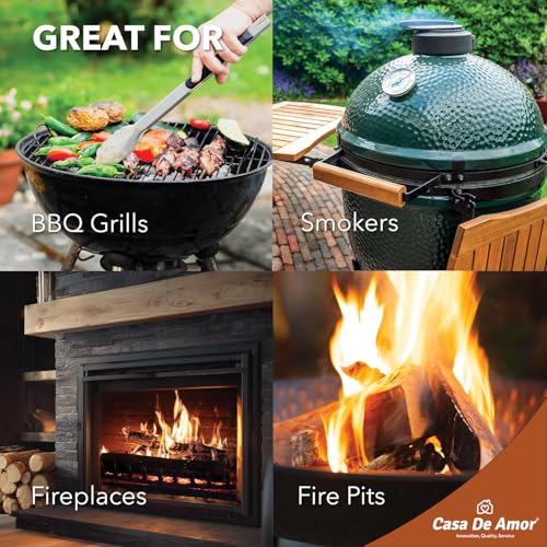 Image of Casa De Amor Natural Fire Starter Cubes for BBQ, Grill, Campfire & Fireplace | Quick & Easy Ignition | Long Burning Lighter Cubes | Odorless & Safe | Pack of Fire Lighting Cubes (1 Pack 12 pcs)