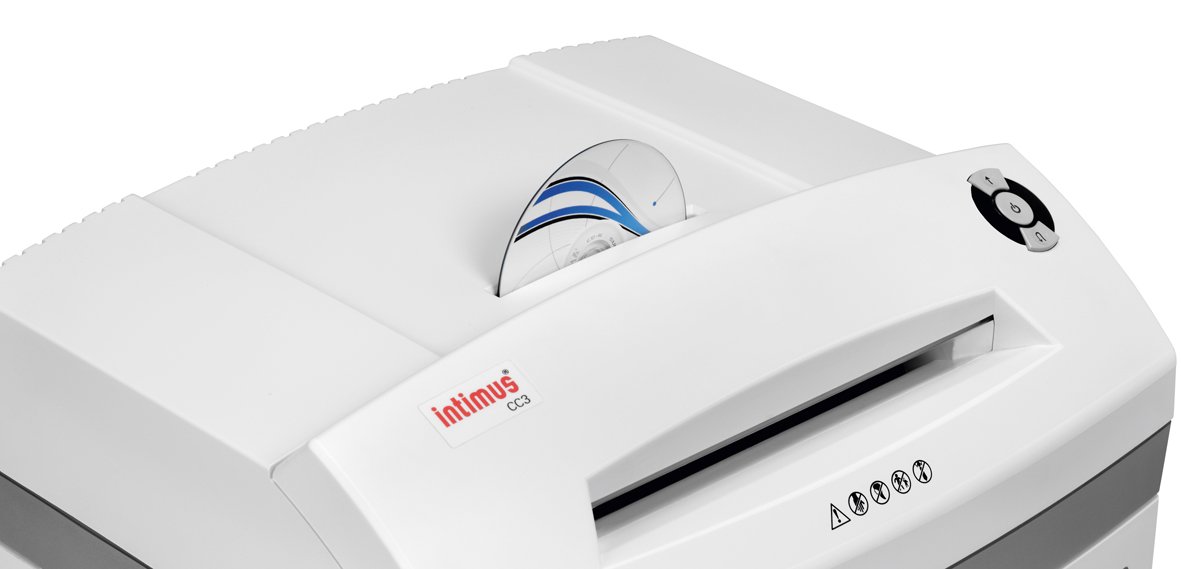 Intimus Pro 45 CC4 Cross shredding 55dB Argent, Blanc destructeur de papier - Destructeurs de papier (Cross shredding, 23,5 cm, 45 L, 55 dB, 1.9 x 15, 4800 mm/min)