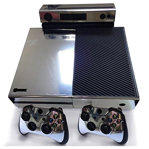 Gam3Gear Dekaler hud vinylklistermärke för Xbox ONE konsol och kontroll – grå glansig