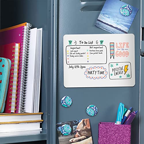 Magnetic Dry Erase Sheet - 5-Pack Magnetic Whiteboard Sheets 9 X 12 Inches, Magnet Dry Erase Refrigerator Message Board For Kitchen Fridge #TOP1