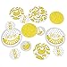 Big Dot of Happiness Let’s Go Bananas - Tropical Party Giant Circle Confetti - Party Decorations - Large Confetti - 27 Count