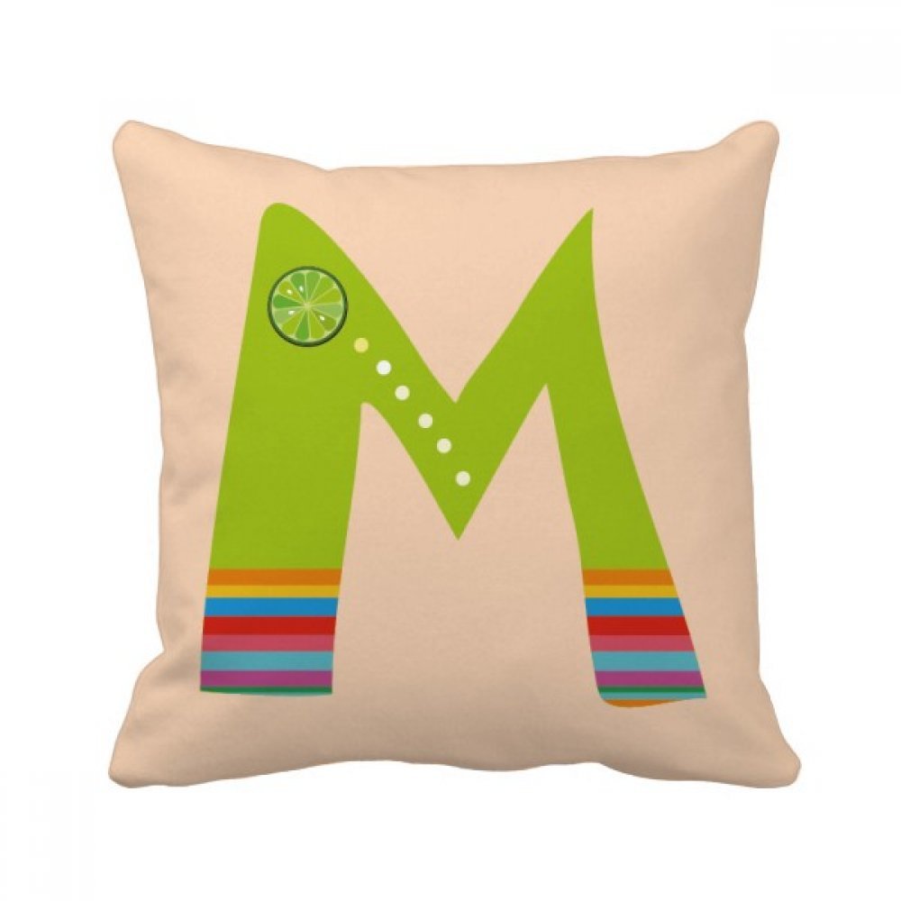 Coussin N Alphabet Orange Fruit pour égayer votre canapé et votre salon moderne