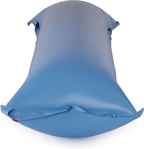 Vista 46 de SWIMLINE HYDROTOOLS - Almohada de aire para piscinas sobre el suelo, paquete de 2 unidades, cojín de 4 x 4 pies, kit de invierno para cierre