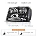 DWVO Headlights Assembly Compatible with 2002-2009 Chevy Trailblazer with Full Width Grille Replacement Headlamp Clear Reflector Clear Lens (Not fit LT models)