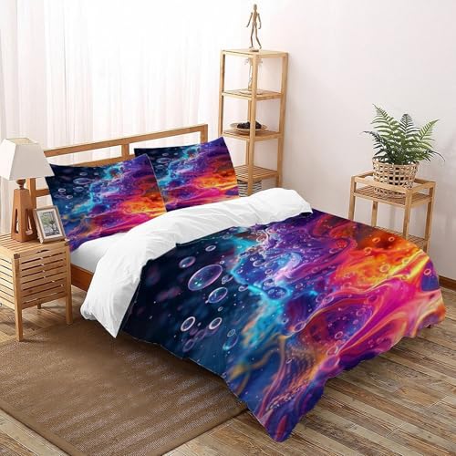 Housse de couette space theme zippée 220x240cm Farben anti-plis - 3