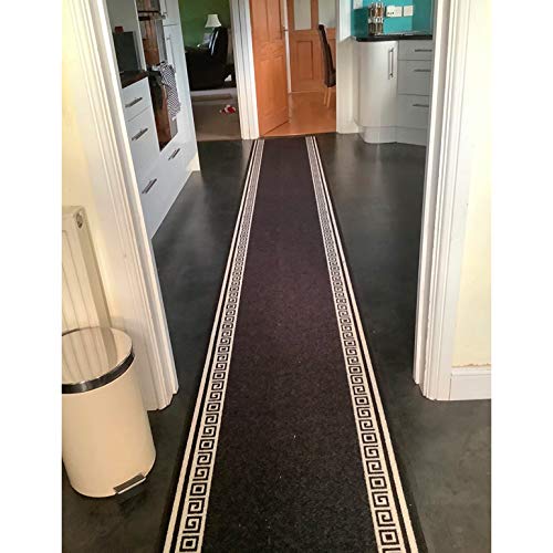Amcerd Tapis de Passage Couloir sur Mesure, Longs Tapis pour Couloir, Tapis Tissé à Plat, Résistant Lavable pour Devant Evier, Tapis de Passage, Décoratif Paillasson Intérieur - 40x100cm Cover