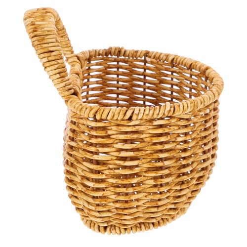 Woven Hanging Baskets Onion Basket Storage Fruit Wall Storage Rattan Basket Organizer for Kitchen Wall Home Restaurant Garlic Vegetable Wall Planters by Cabilock - Image 8