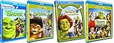  Lot 4 Blu Ray - Shrek - La Méga Intégrale - L\'Intégrale des 4 Films