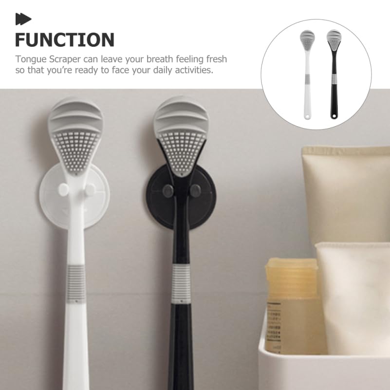 Miniatura 5 de Cepillo limpiador de lengua, 2 piezas, reutilizable, portátil, para cuidado bucal dental, suministros de ortodoncia, ayuda a bebés, niños y adultos,