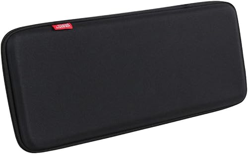 Vista 5 de Hermitshell Estuche de viaje duro EVA compatible con teclado táctil inalámbrico Logitech K400 920-007119 Plus Negro