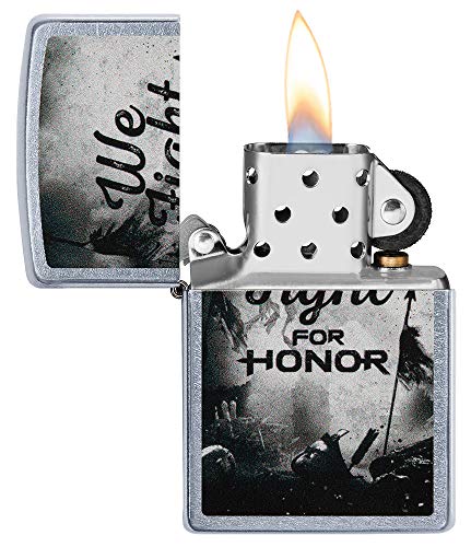 Image of Zippo for Honor Street Chrome Pocket Lighter, One Size