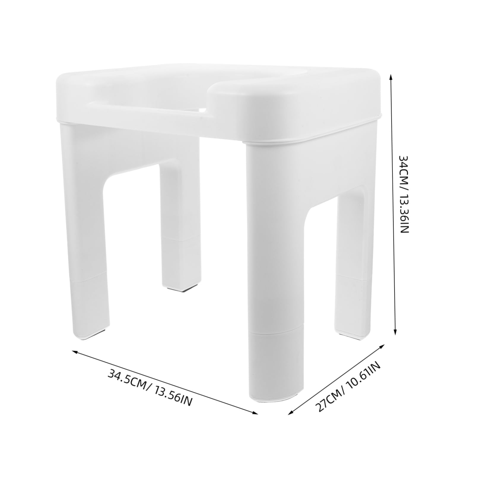 Didiseaon Step Stool for Bathroom Ergonomic Potty Training Seat for Dual Function Toilet Riser Sturdy and Stable Design for Safe Use Height for Comfort and Versatility