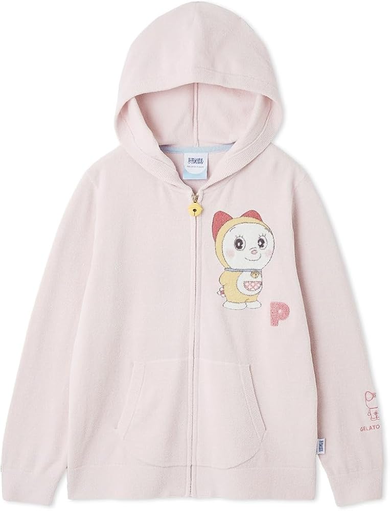 gelato pique ドラミちゃんフード付きパーカー ピンク Amazon.co.jp: [ジェラート ピケ] ドラえもん【レディース