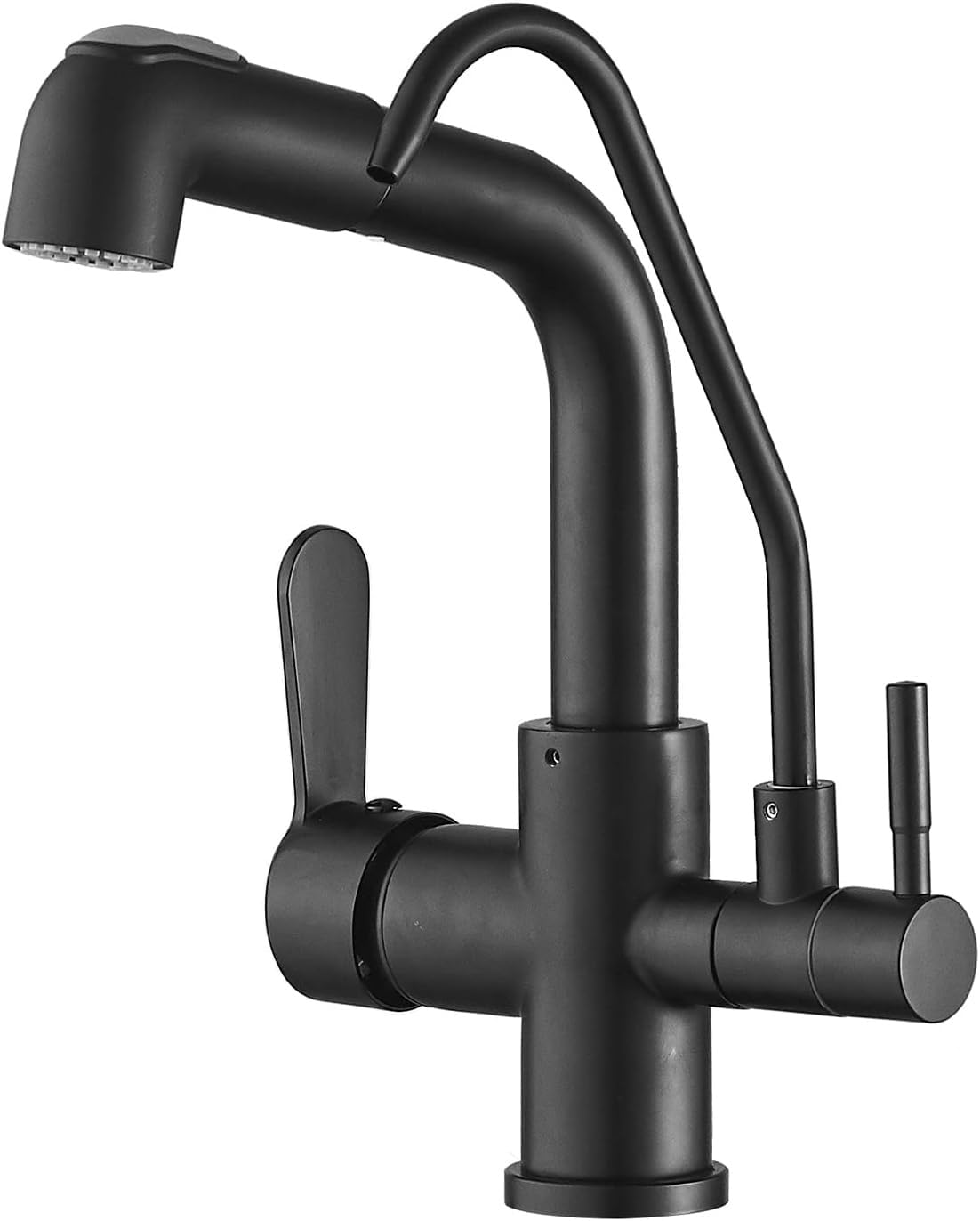 Wdsopk Gold/Black/Gray Faucet, Pull Out Mixer With Spray Modes, 360° Swivel Sink Taps For Filter System, Modern Kitchen Drinking Water Tap