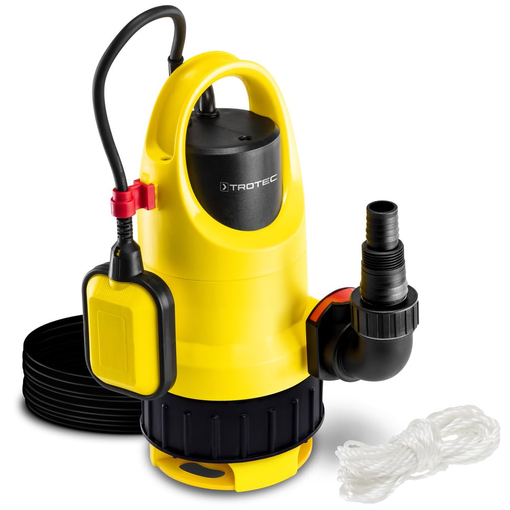 TROTEC Pompe d'évacuaction TCW 900 - Pompe eau claire/chargée