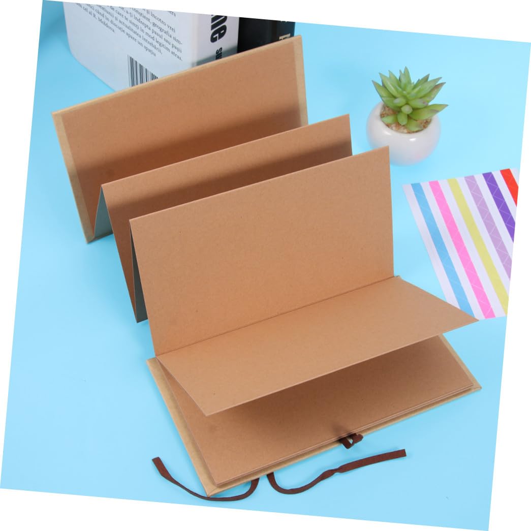 Album Photo Accordéon DIY Pliable 34 Pages en Papier, Style Livre