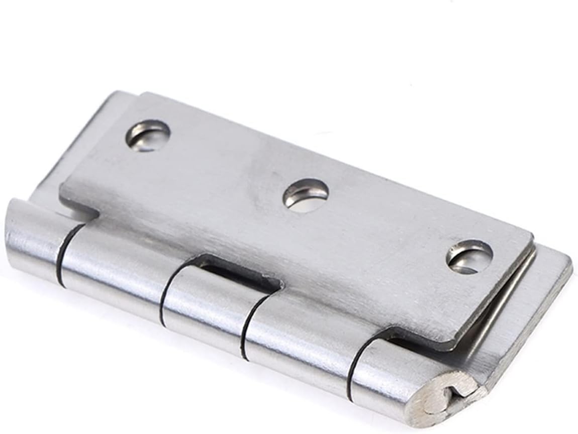 4pcs 2.5inch 304 Stainless Steel Door Hinges,Silent Hydraulic Hinges,Cabinet Door Hinges,Equipped Furniture Hardware Hinges