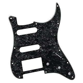 IKN 11 trous Strat SSH Pickguard Guitare Scratchplate avec vis de montage pour US/Mexicain Fender Standard Stratocaster… - Les Beatles, Paul McCartney, John Lennon, RIngo Starr, George Harrison IKN 11 trous Strat SSH Pickguard Guitare Scratchplate avec vis de montage pour US/Mexicain Fender Standard Stratocaster… – Image 2