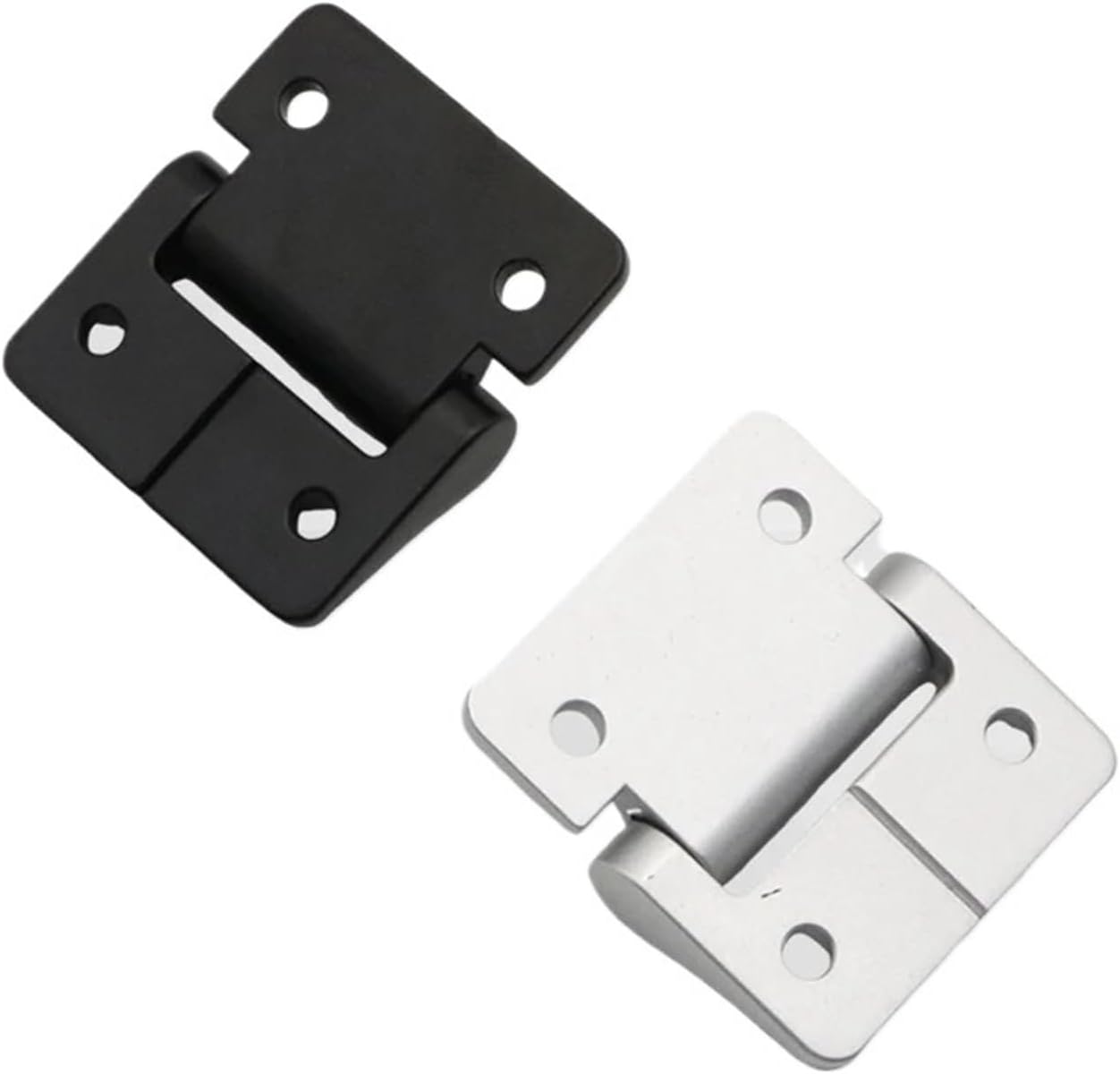 Zinc Alloy Damping Hinge Industrial Equipment Load-Bearing Torque Free Stop Arbitrary Positioning 1Pcs(Silvery,2.3N.m)