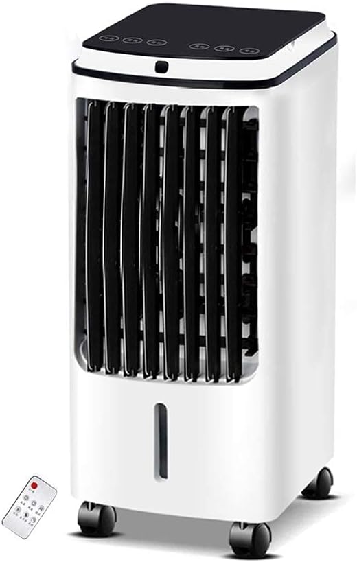Air Cooler for Home Office Air Coolers Evaporative Coolers Humidifier Air Conditioner Whit Remote Control Misting Evaporativ Portable Small Fan and Bladeless Noiseless Fan for Office Dorm