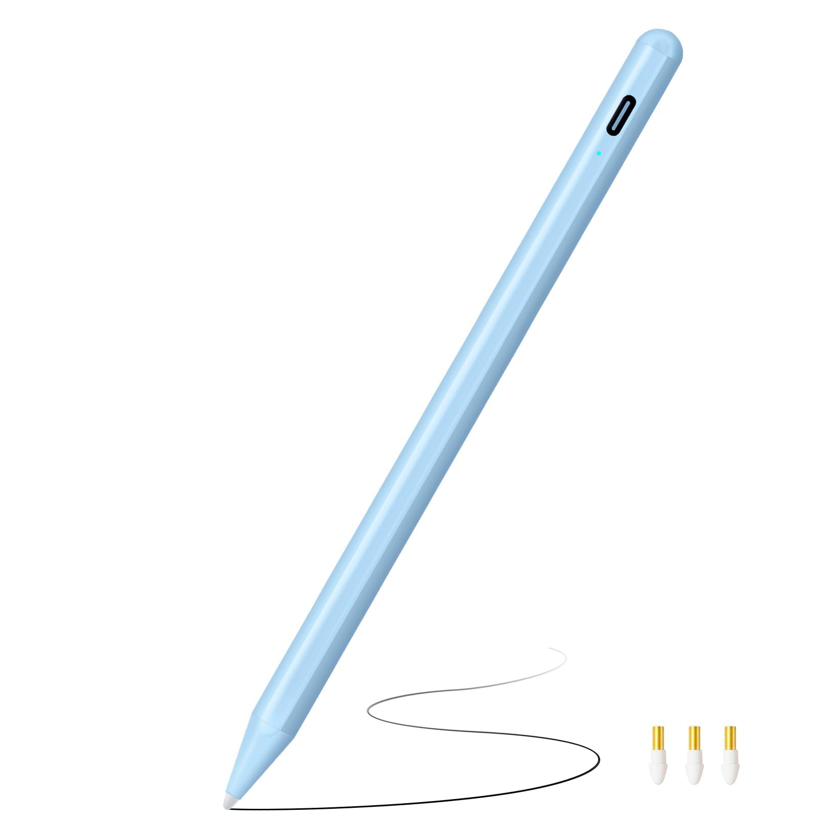 Stylus Stift für iPad 2025-2018, Schnellladefunktion & Palm