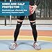 TIAXU TIAXU Padded Knee & Shin Guards Calf Pads Protector Compression Leg Sleeve Knee Brace for Football Basketball Volleyball Soccer Baseball for Youth Adult (1 Pair)