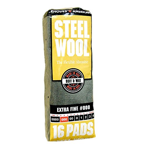 Image of Homax - 33873161011 Steel Wool, Extra Fine Grade #000, 16 Pads
