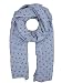 Produktbild Zwillingsherz Seiden-Tuch mit Anker-Print - Hochwertiger Schal für Damen Mädchen - Halstuch - Umschlagstuch - Loop - weicher Schlauchschal für Sommer Herbst und Winter von Cashmere Dreams jns