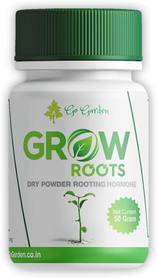 Grow Roots Rooting Hormone For Plants Cuttings Improved Fastest Growth Formula 50 Gram, Powder
