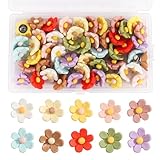 Design coloré : vous recevrez 50 épingles à épingle florales charmantes dans un motif floral unique en 10 couleurs. Donnez à votre tableau d'affichage un nouveau look frais avec ces couleurs charmantes, ajoutez de la vivacité et de la personnalité à votre espace et attirez tous les regards.