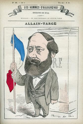 Impression Sur Toile François Allain Targé par André Gill Peinture Modern