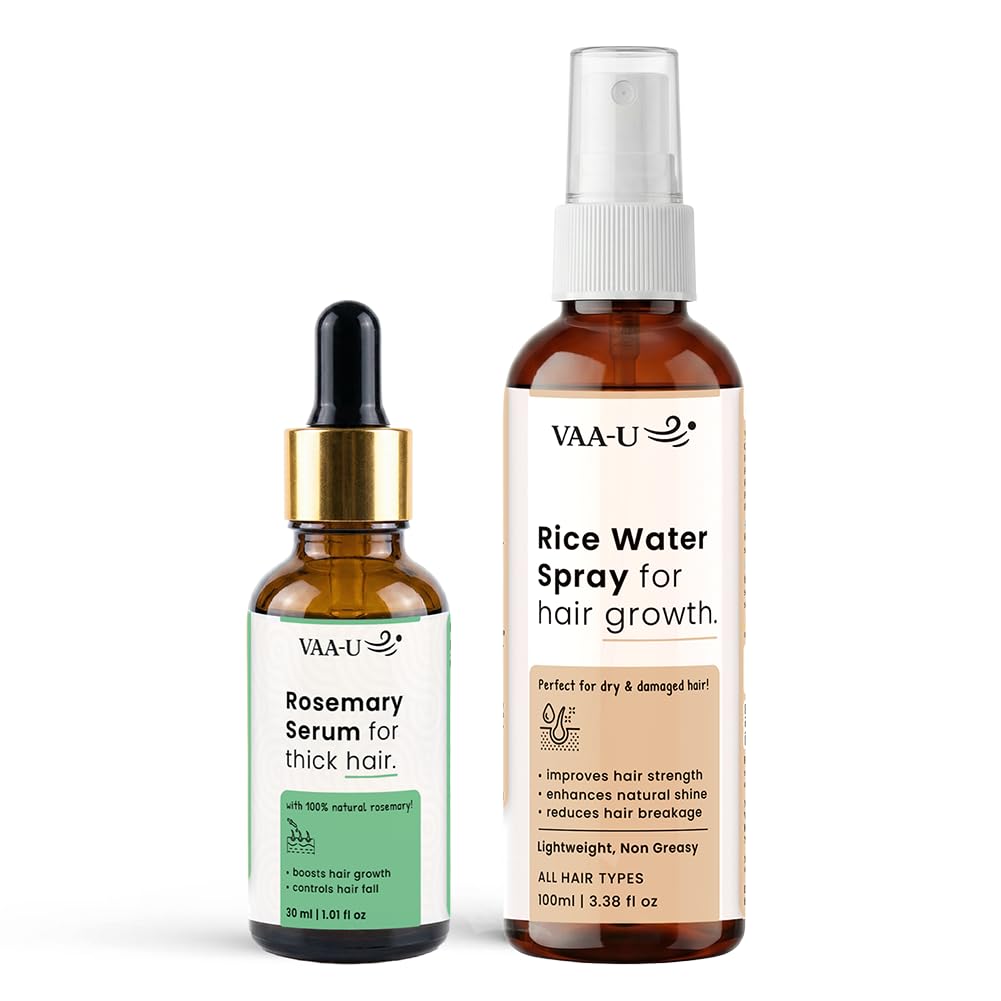 Rosemary Hair Growth Serum 30ml & Rise Water Hair Growth Spray 100ml Combo | Dual Hair Care Combo | Lightweight Formula | Non Sticky | Scalp Nourishment | Daily Hair Care | Fast Absorbing-image-34