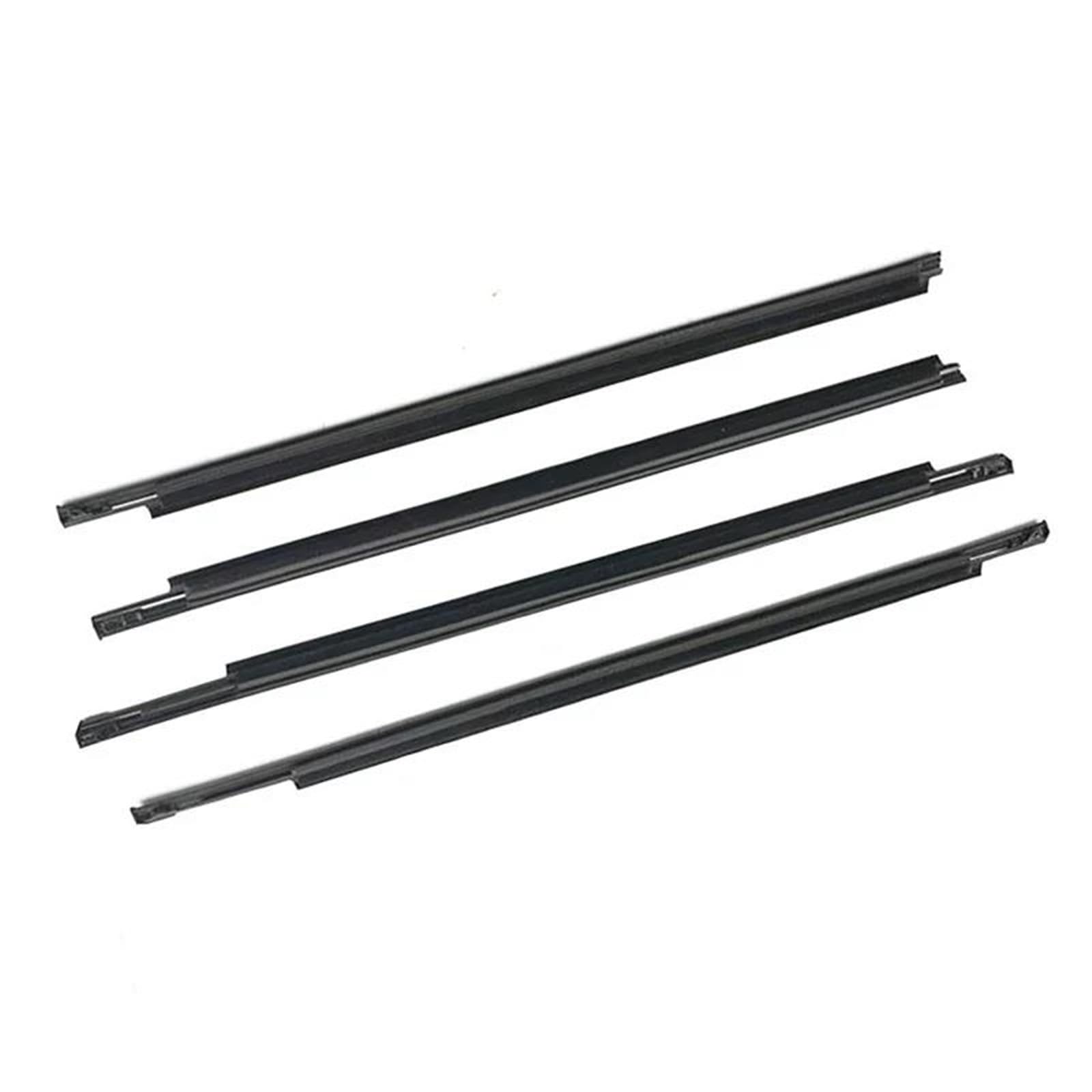Yuqudgelky One Color 4Pcs Black Car Window Moulding Weatherstrip Seal Belt For Toyota For Prius 2004 2005 2006 2007 2008 2009