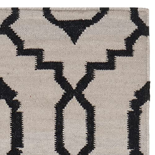 Tapete corredor SAFAVIEH 2'6" x 8' lana premium hecho a mano miniatura 5