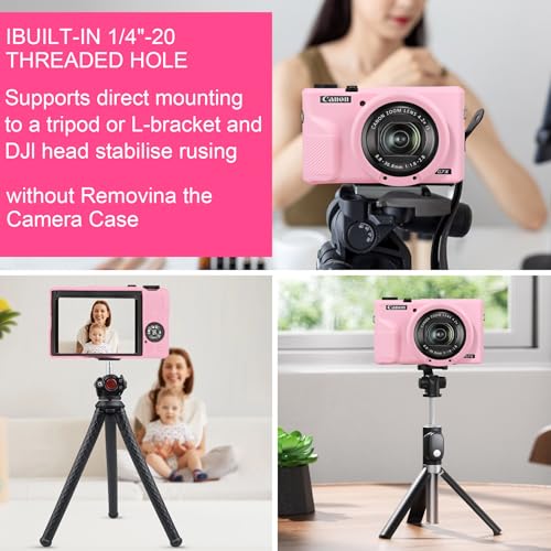 Funda de silicona para Canon PowerShot G7 X Mark III miniatura 7